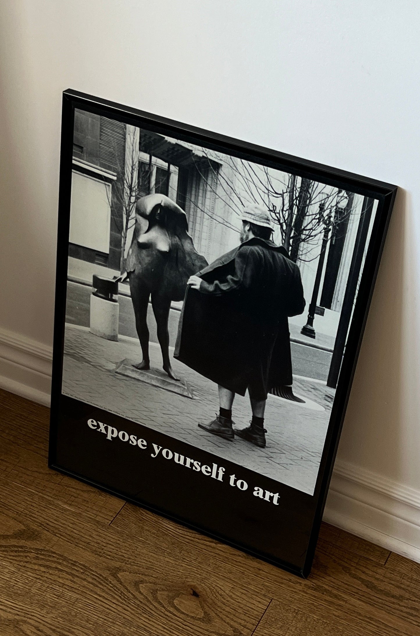 "Expose Yourself to Art" Framed Poster, 1979.