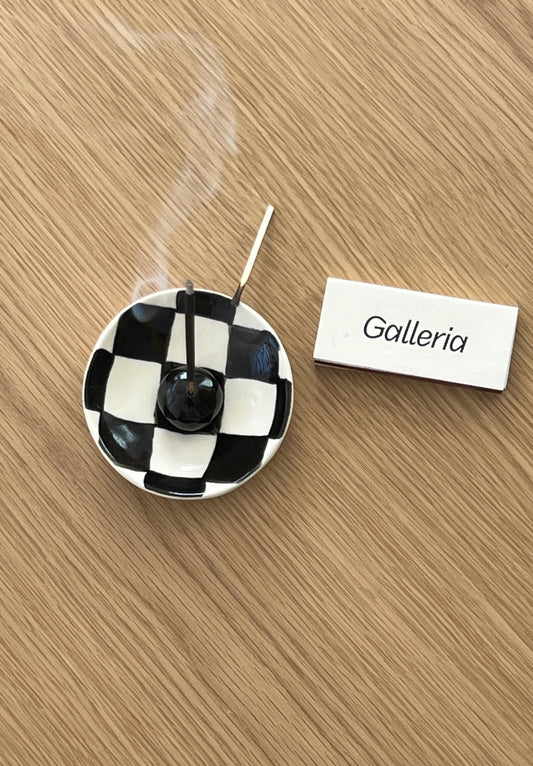 Checkered Incense holder