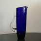 Czech blue glass vintage pitcher