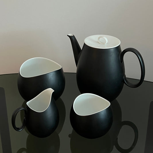 Raymond Loewy Continental Charcoal China Set, 1950's