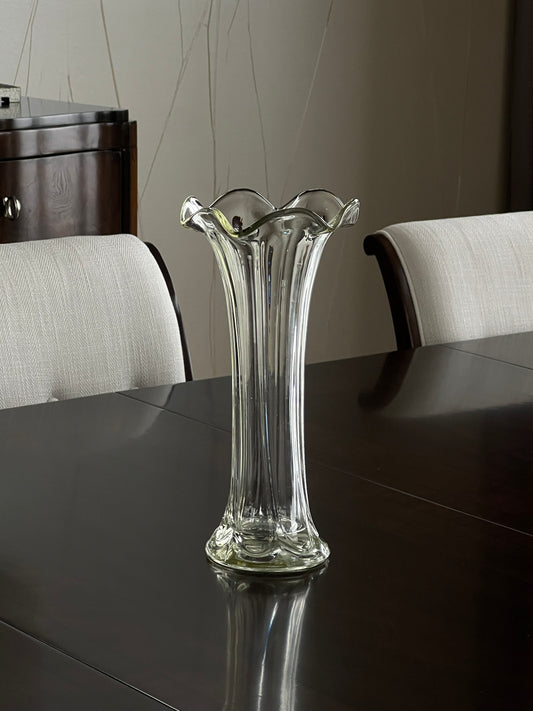 Handblown Tulip vase