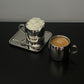 (set of 6) Vintage Tramontina Stainless Steel Espresso Cup Set