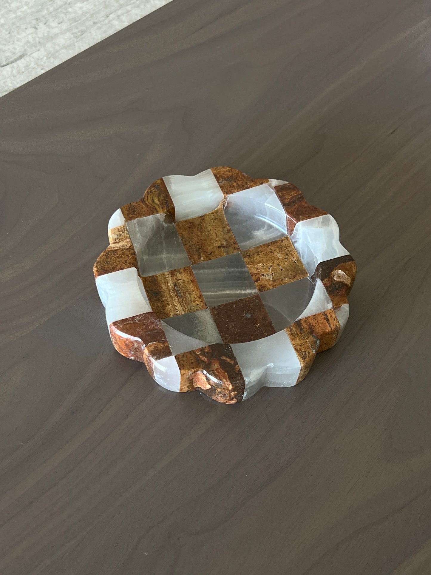 Checkered Onyx & Marble catchall