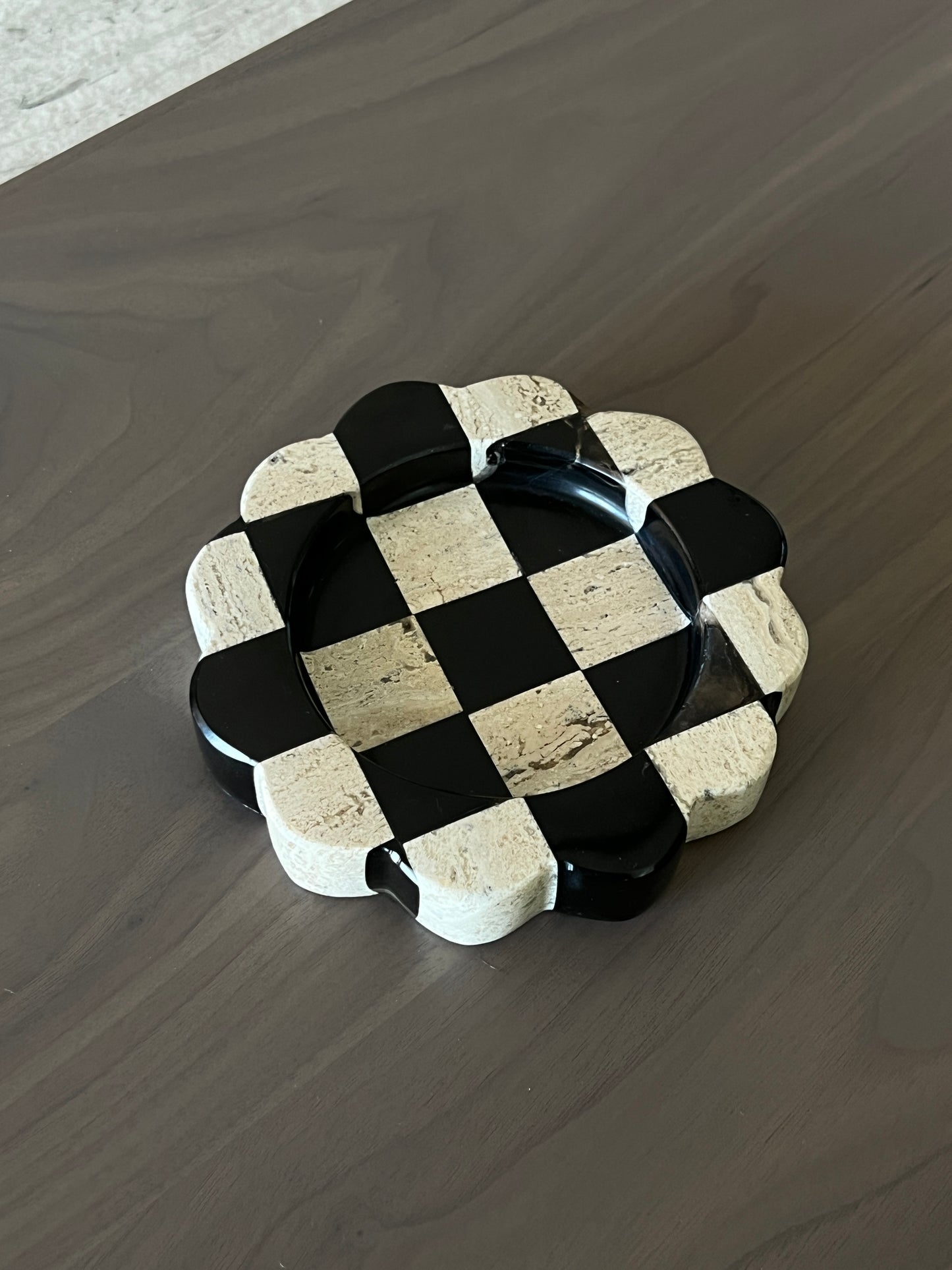 Checkered Onyx & Marble catchall