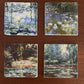 Handcrafted Italian marble Coasters (Set/4)