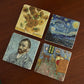 Handcrafted Italian marble Coasters (Set/4)