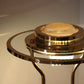 Saturn table lamp set in the style of Robert Sonneman, 1980's (set of 2)
