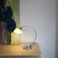 Vintage chrome desk lamp by Lumess Switzerland, 1980s