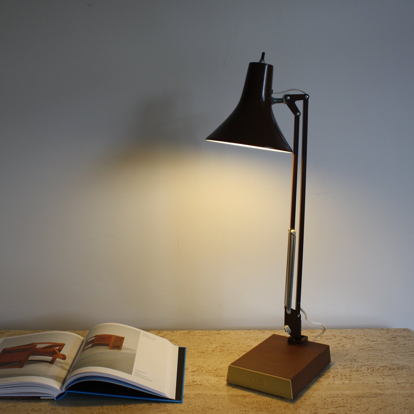 Vintage architect Luxo desk lamp, 1970s