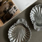 Vintage Chrome Seashell Trays - Set of 2