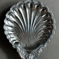 Vintage Chrome Seashell Trays - Set of 2