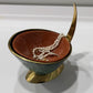 Vintage Israeli hammered brass Dayagi Catchall