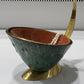 Vintage Israeli hammered brass Dayagi Catchall