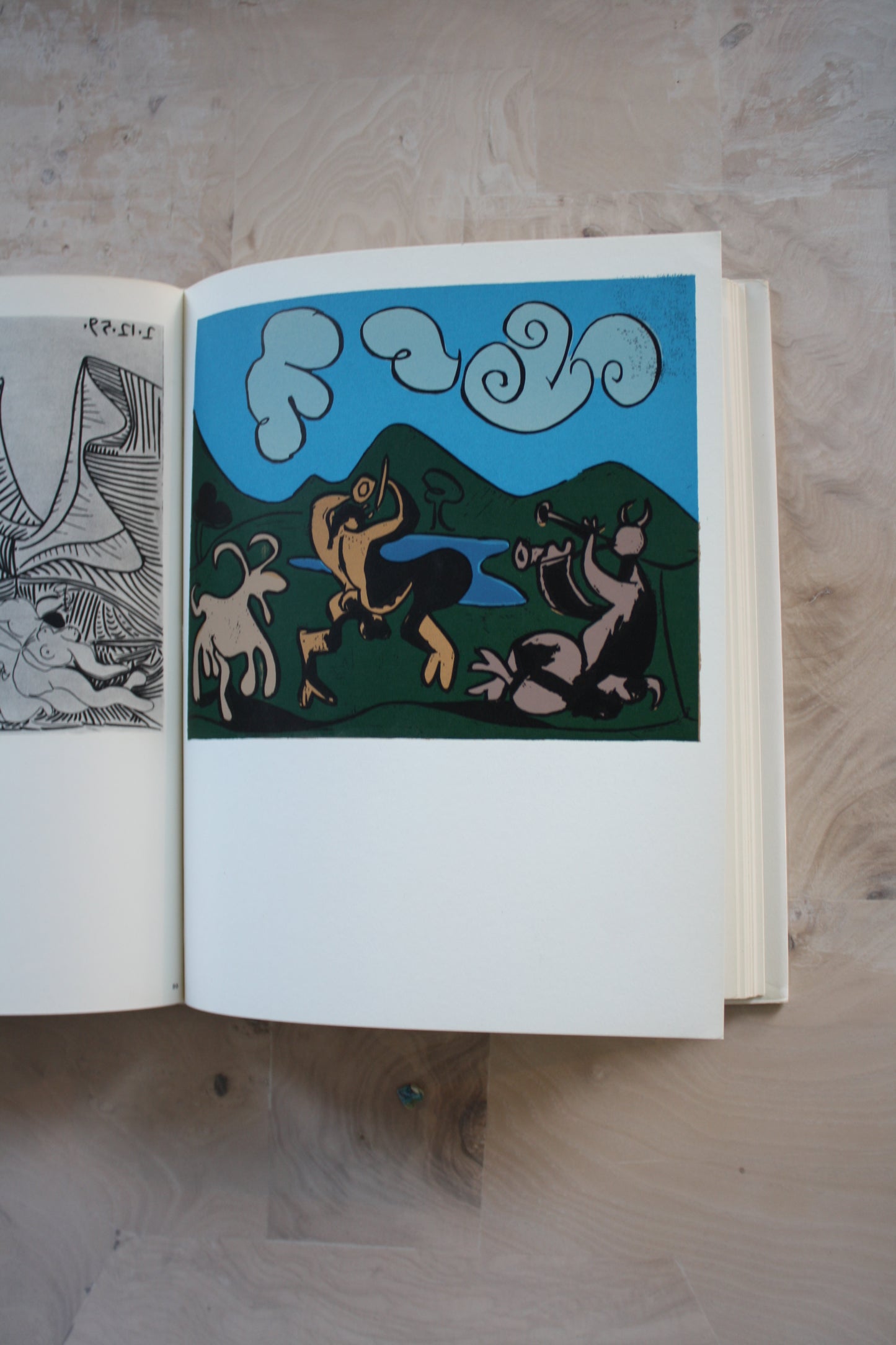 Picasso - His Graphic Work Volume 2 1955-1965 by art critic Kurt Leonhard. First edition, 1967