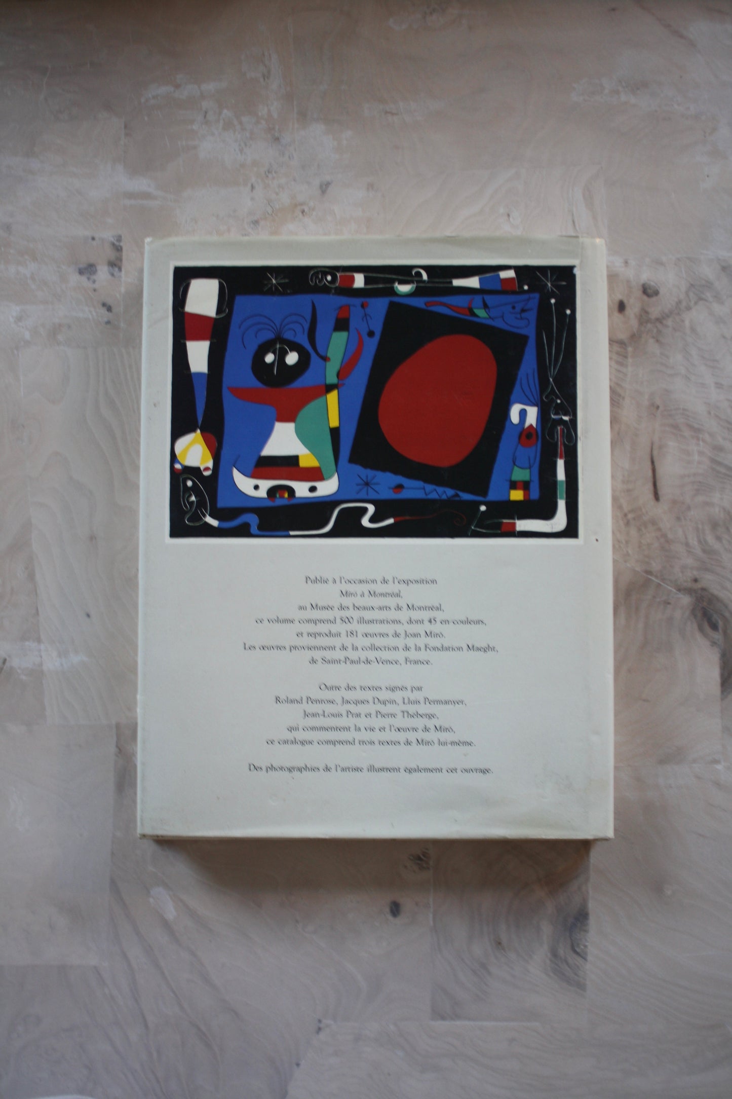 Miró in Montreal edited by the Montreal Museum of Fine Arts in 1986