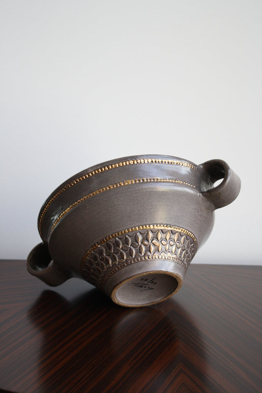 Bowl by Master ceramist Aldo londi for Bitossi