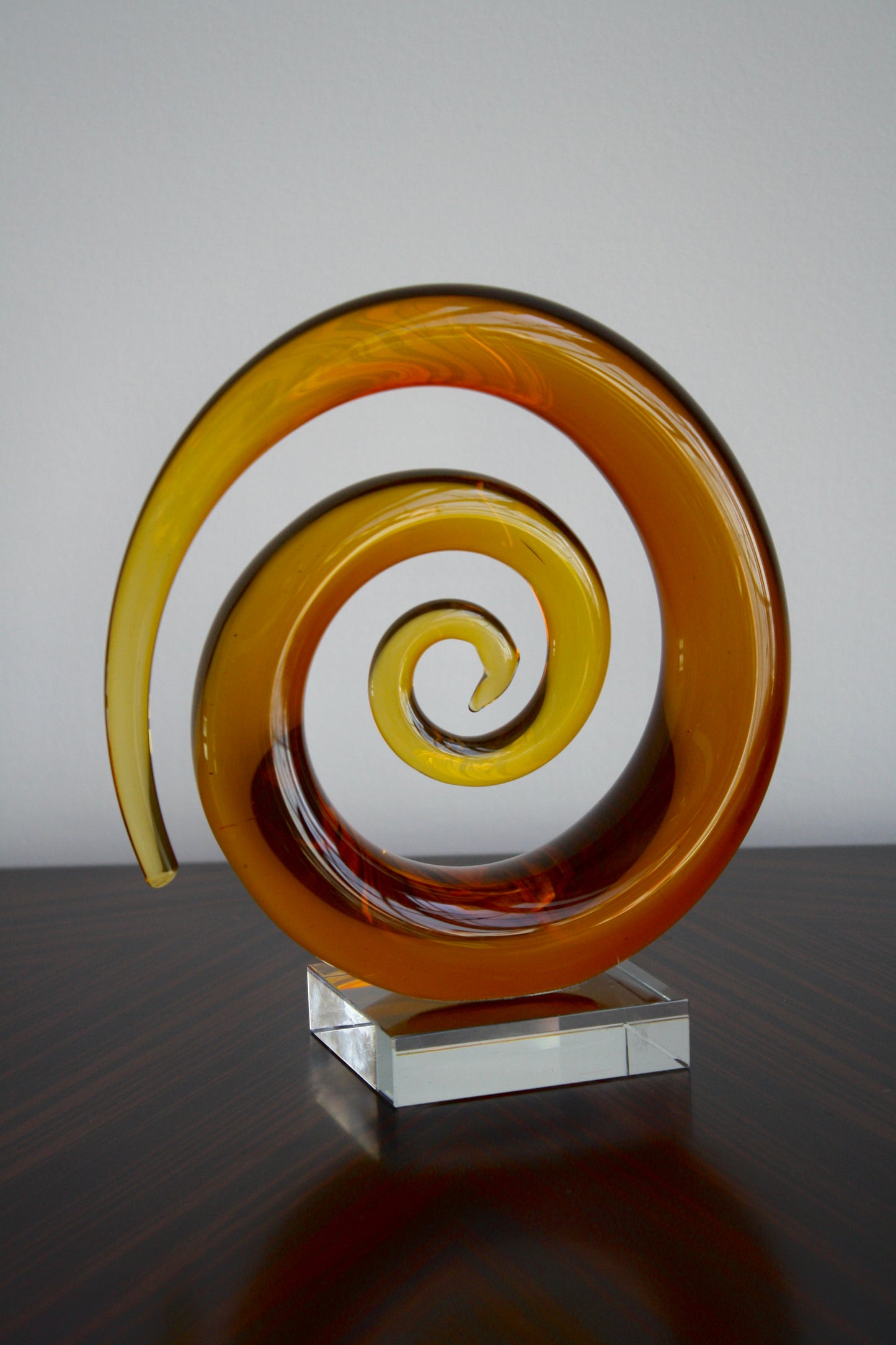 Murano spiral sculpture