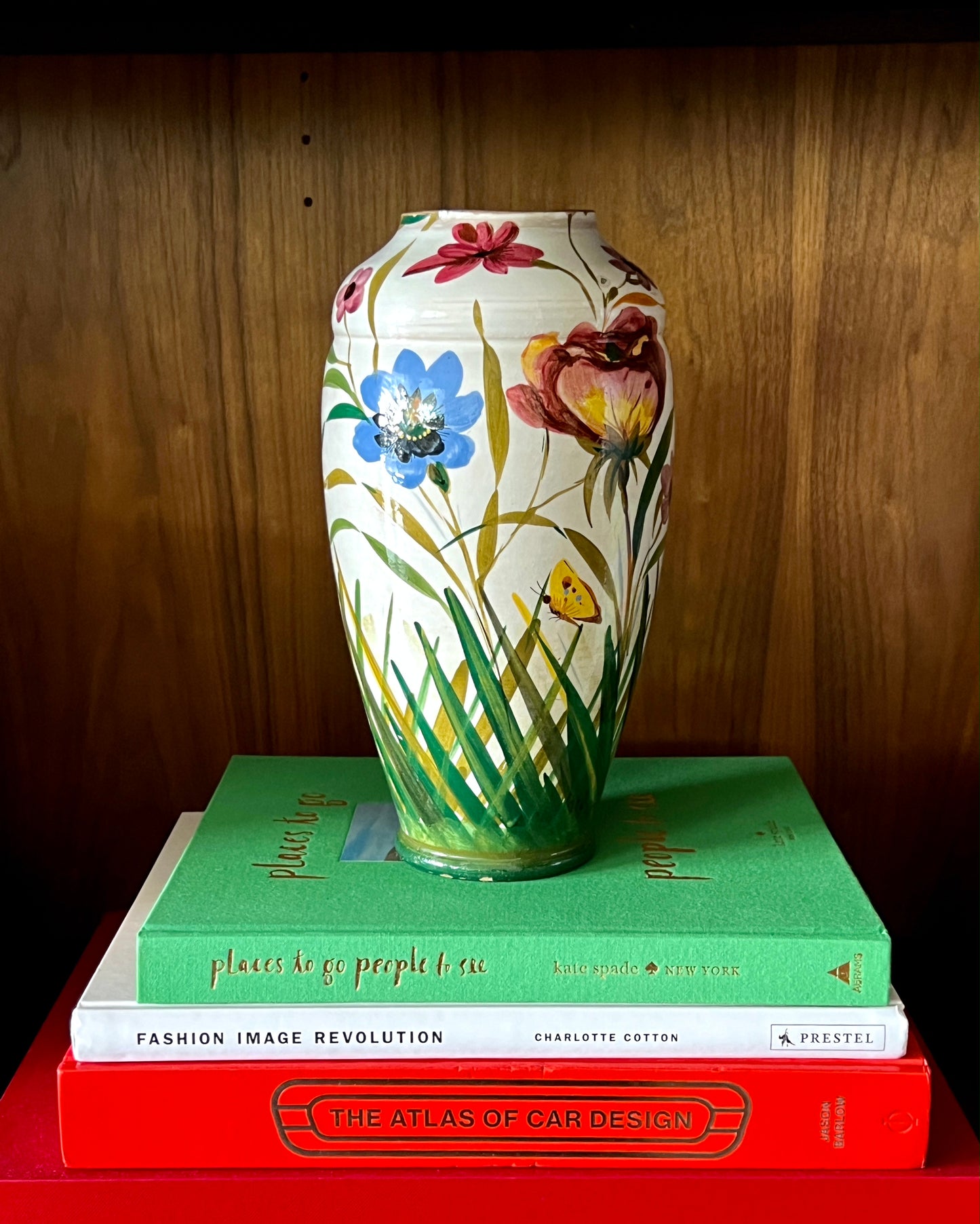 Hand painted Italian vase, 1840