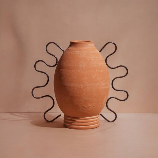 Aman Terracotta Vessel by Diego Olivero