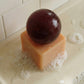 OBA soap on resin cube
